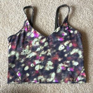 Colorful Abstract Print Lululemon Crop Top